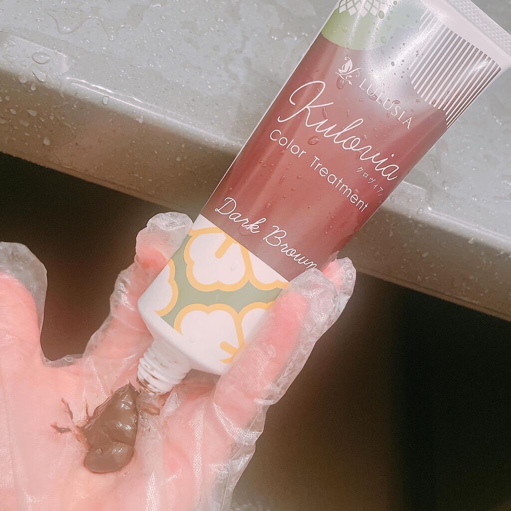 クロヴィア カラートリートメント/ルルシア/洗い流すヘアトリートメントを使ったクチコミ(3枚目)