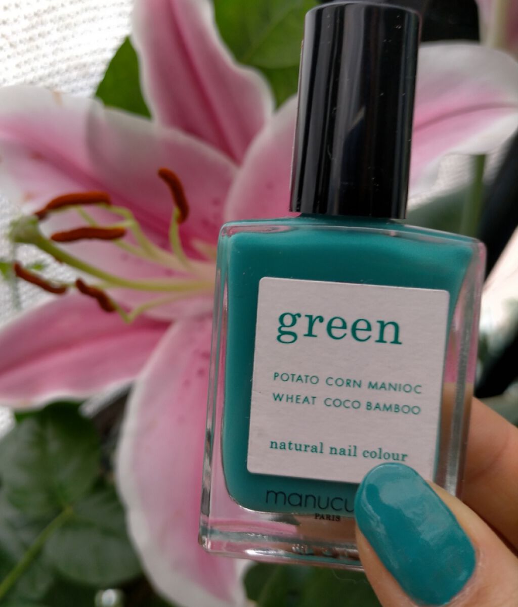 グリーン ナチュラルネイルカラー/manucurist/マニキュアを使ったクチコミ(1枚目)