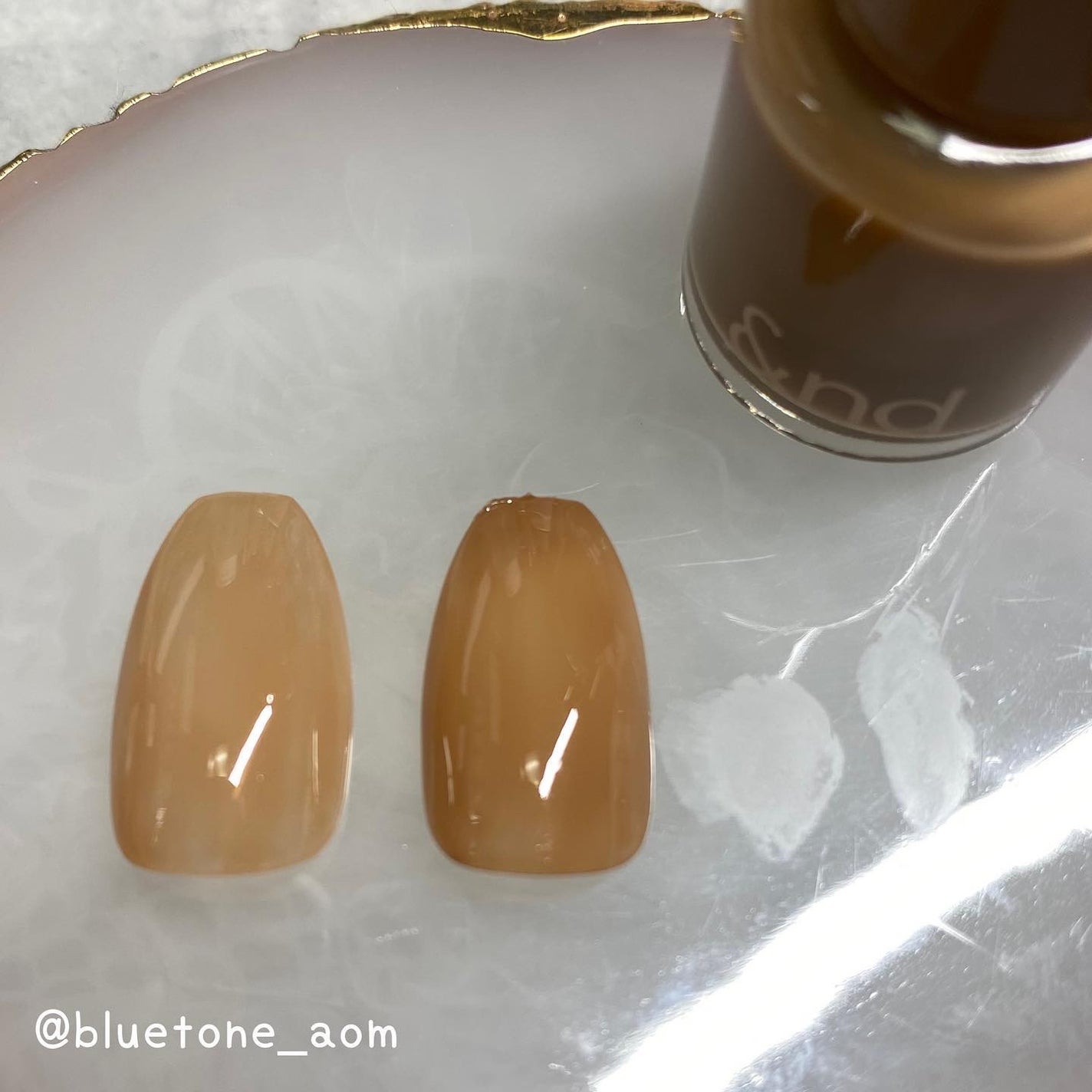 アンドバイロムアンド グラッシードロップネイル/&nd by rom&nd/マニキュアを使ったクチコミ(7枚目)