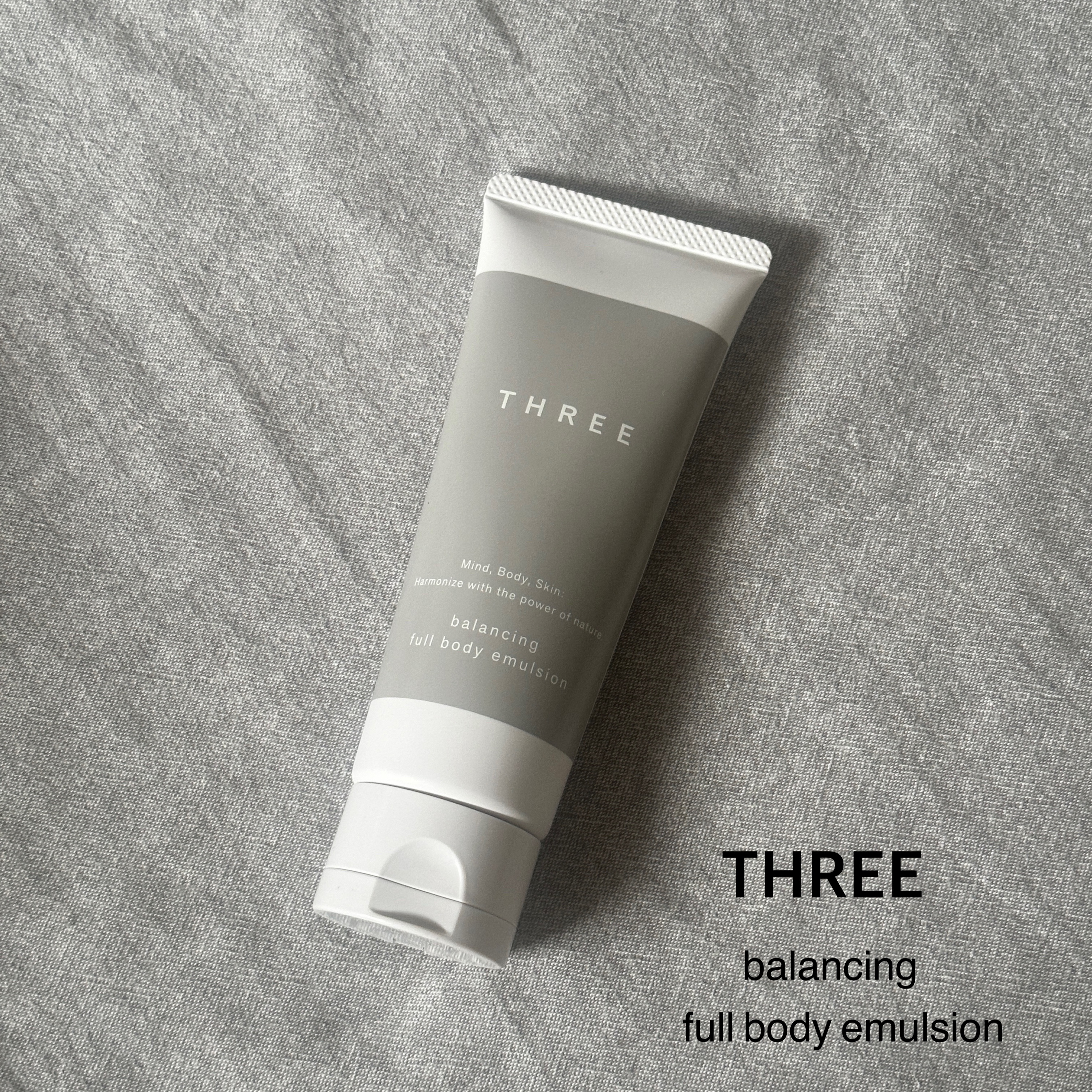 THREE バランシング ハンド&アーム クリームのクチコミ「#THREE
#balancingfullbodyemulsion
#バランシングフルボディエ.....」（1枚目）