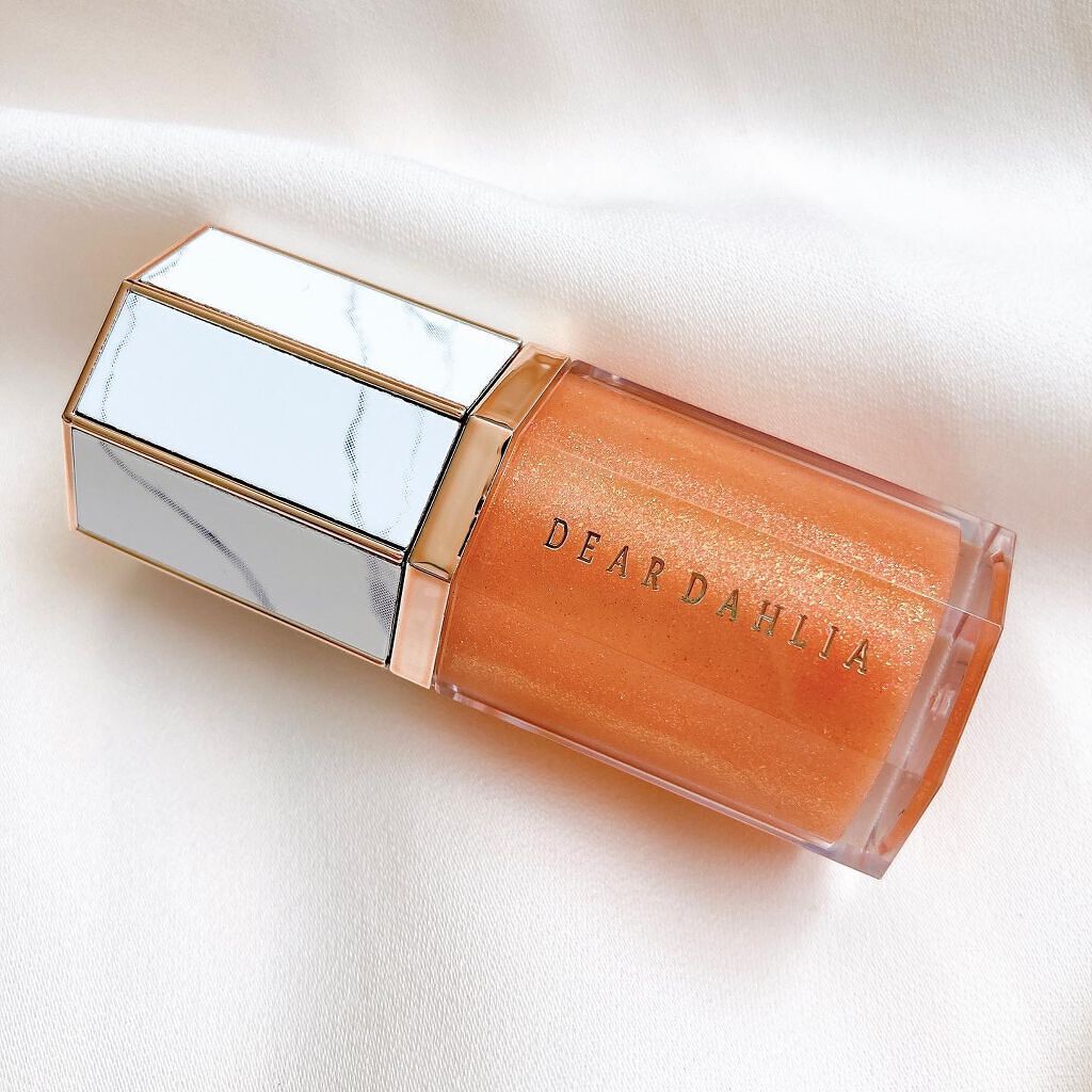 パラダイスオーロラシャインリップトリートメント ムーングロー/DEAR DAHLIA/リップグロスを使ったクチコミ（2枚目）