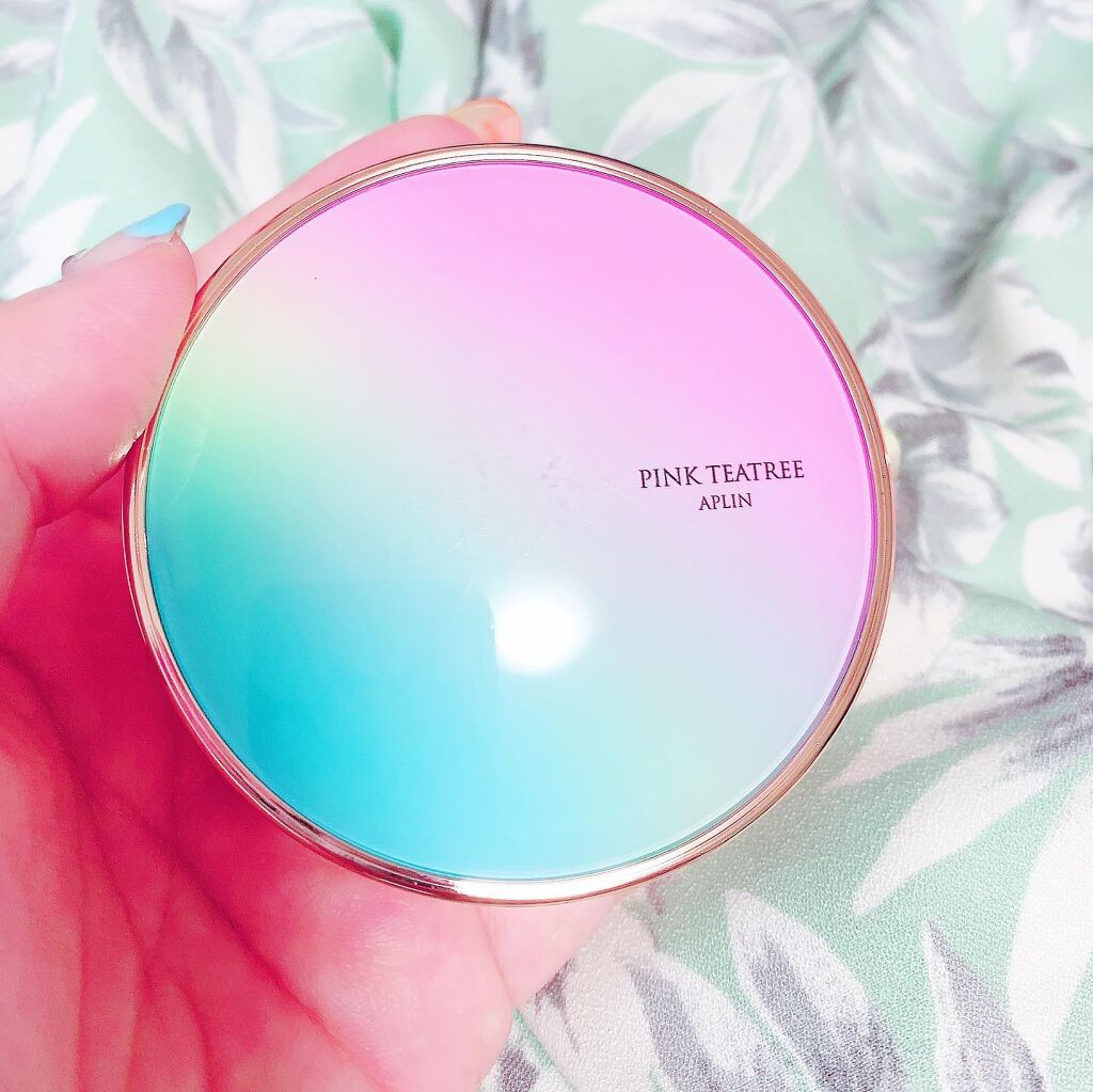 ピンクティーツリーカバークッション/APLIN/クッションファンデーションを使ったクチコミ（2枚目）