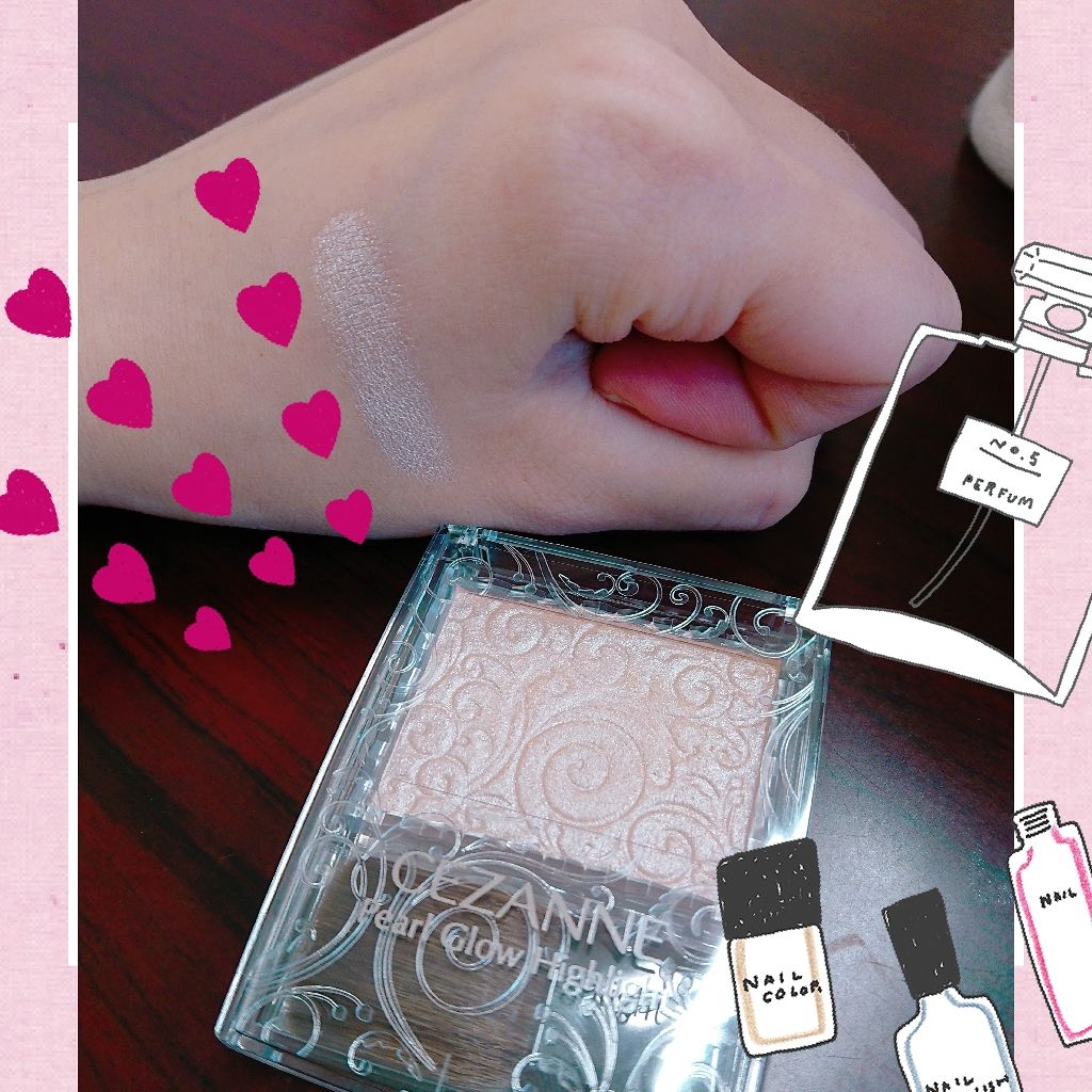 パールグロウハイライト/CEZANNE/パウダーハイライトを使ったクチコミ（1枚目）