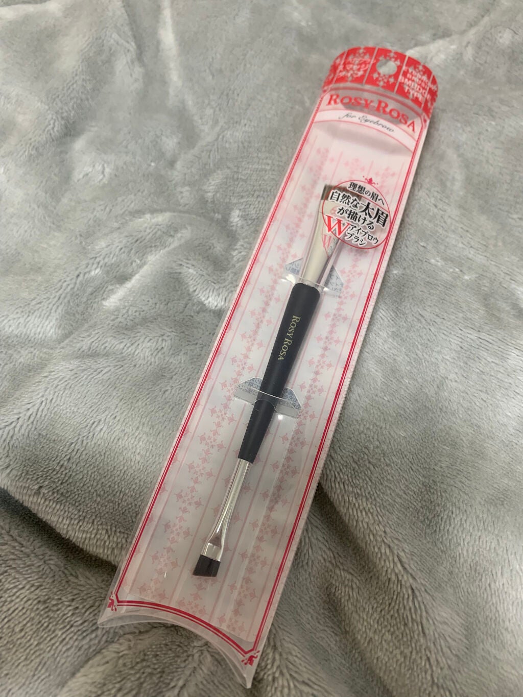 ダブルエンドアイブロウブラシ スマッジタイプ/ロージーローザ/メイクブラシを使ったクチコミ(1枚目)