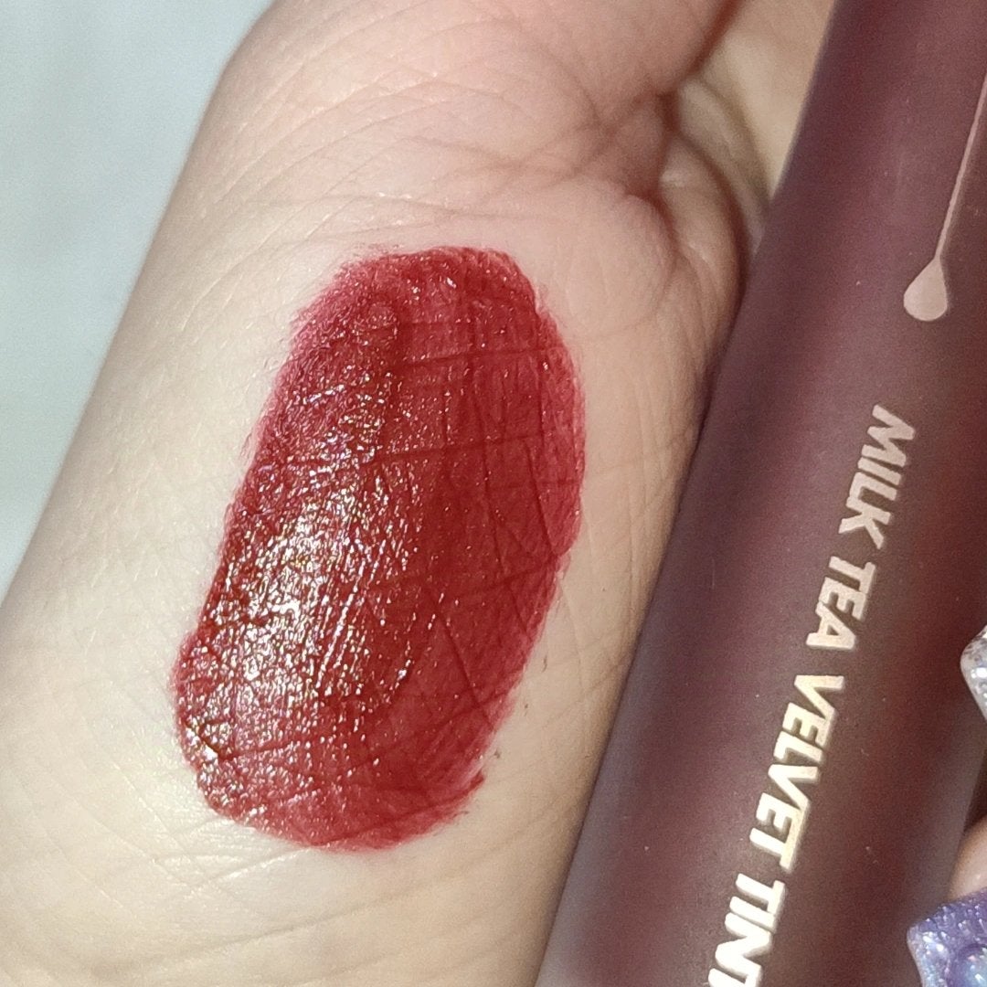 ミルクティーベルベットティント/rom&nd/リップティントを使ったクチコミ(5枚目)