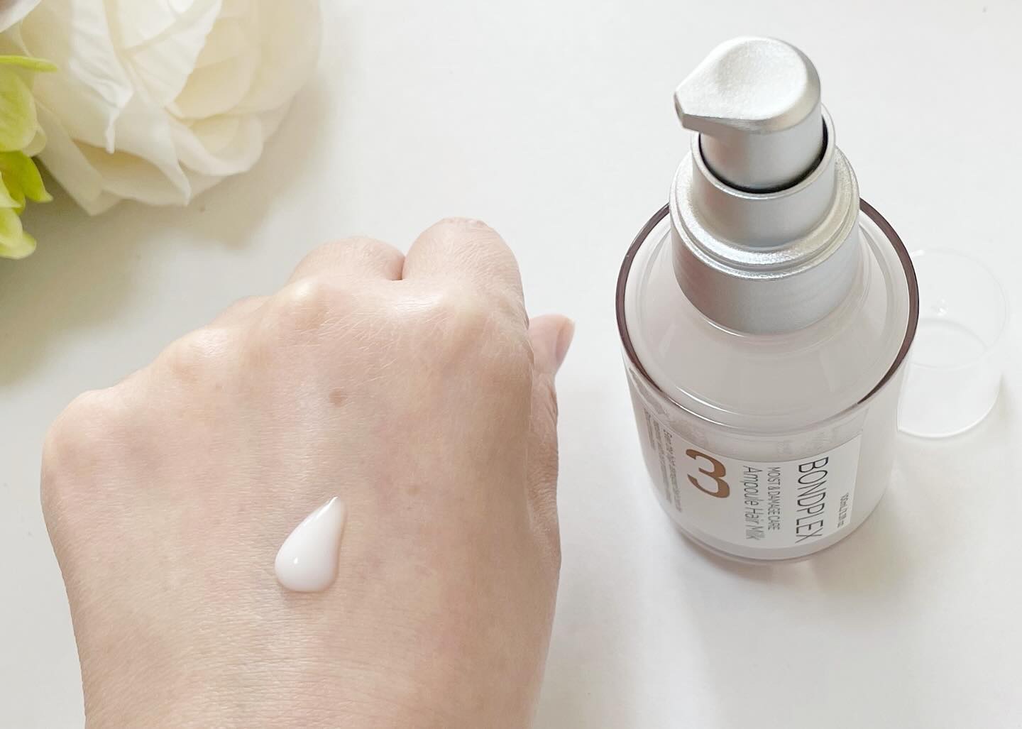 モイスト＆ダメージケア アンプルミルク/ボンドプレックス/ヘアミルクを使ったクチコミ（3枚目）