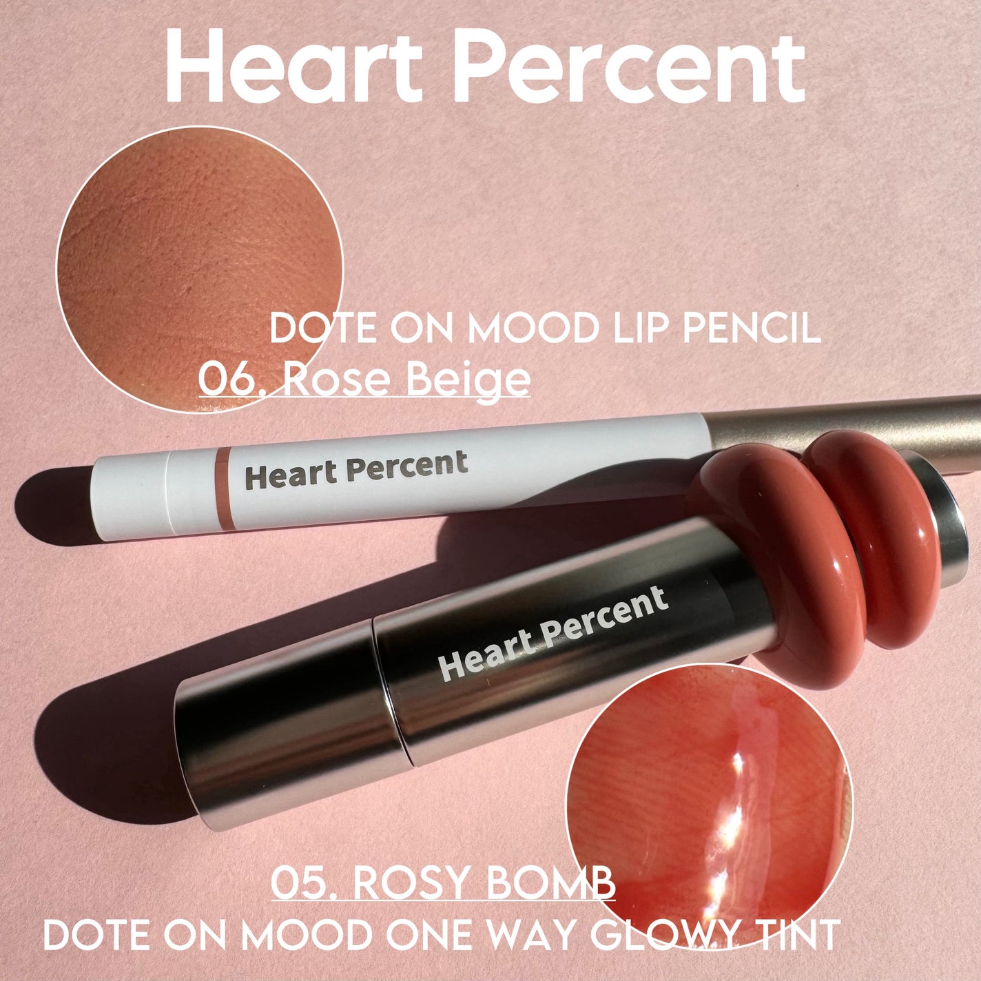 ドットオンムードリップペンシル/Heart Percent/リップライナーを使ったクチコミ(1枚目)