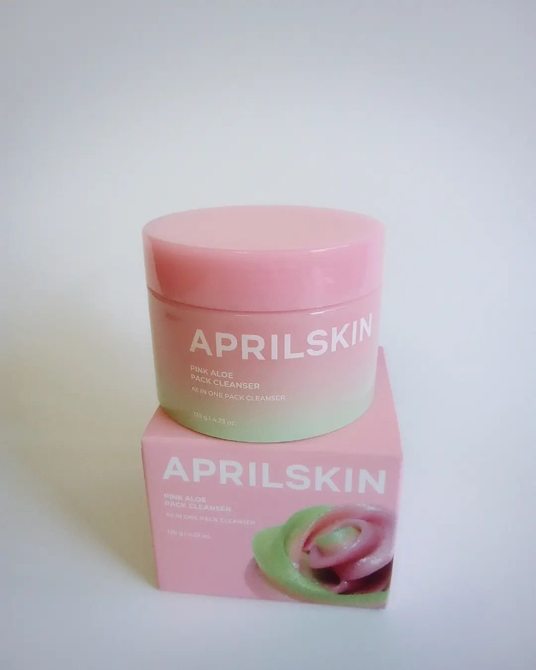 ピンクアロエメレンゲクレンザー/APRILSKIN/その他洗顔料を使ったクチコミ（2枚目）