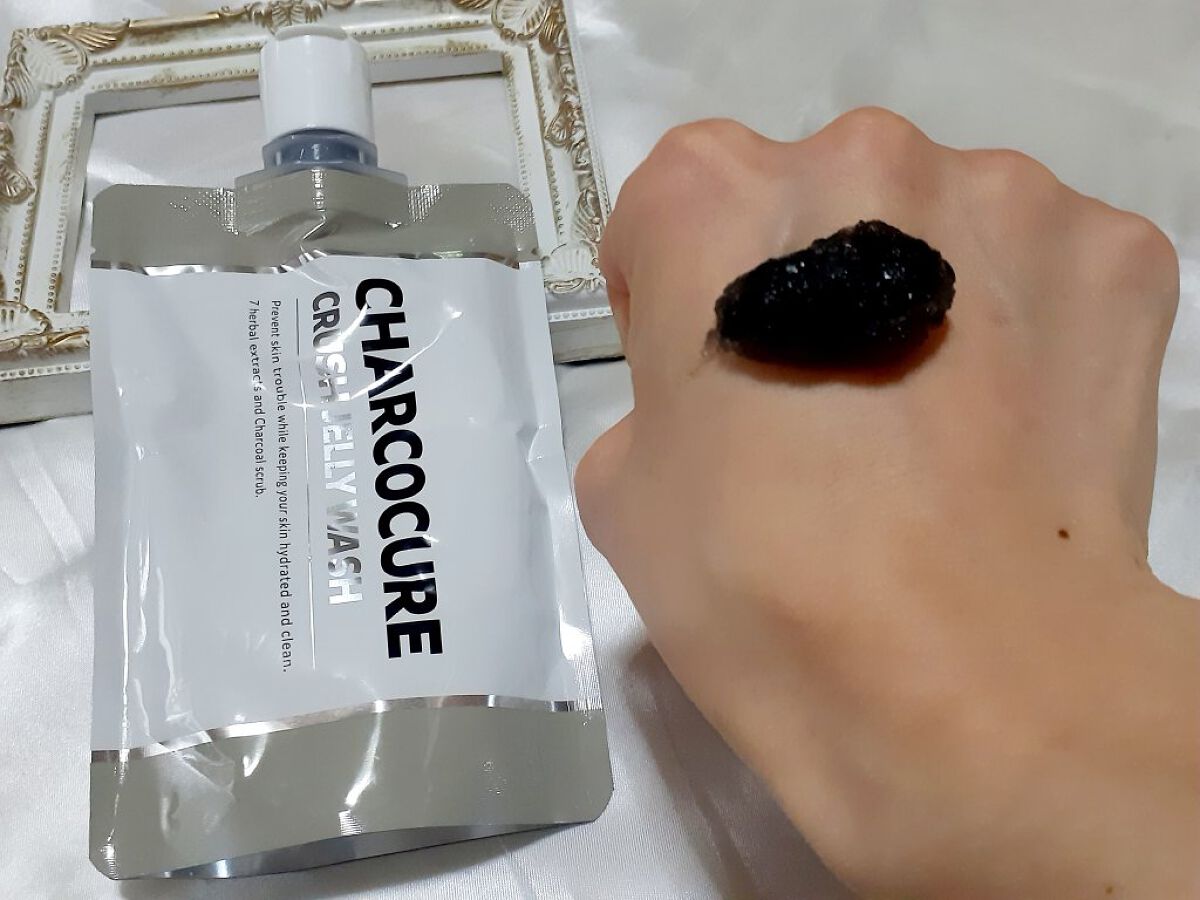 チャコキュア　クラッシュジェリーウォッシュ/山忠/その他洗顔料を使ったクチコミ（1枚目）