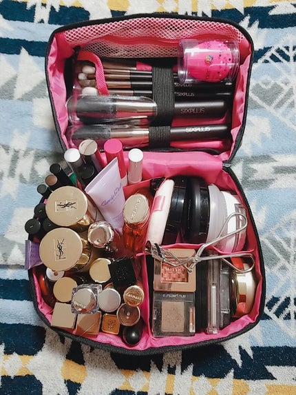 NMB48吉田朱里プロデュースオールインワンBIGメイクポーチ/主婦の友社/雑誌を使ったクチコミ(1枚目)