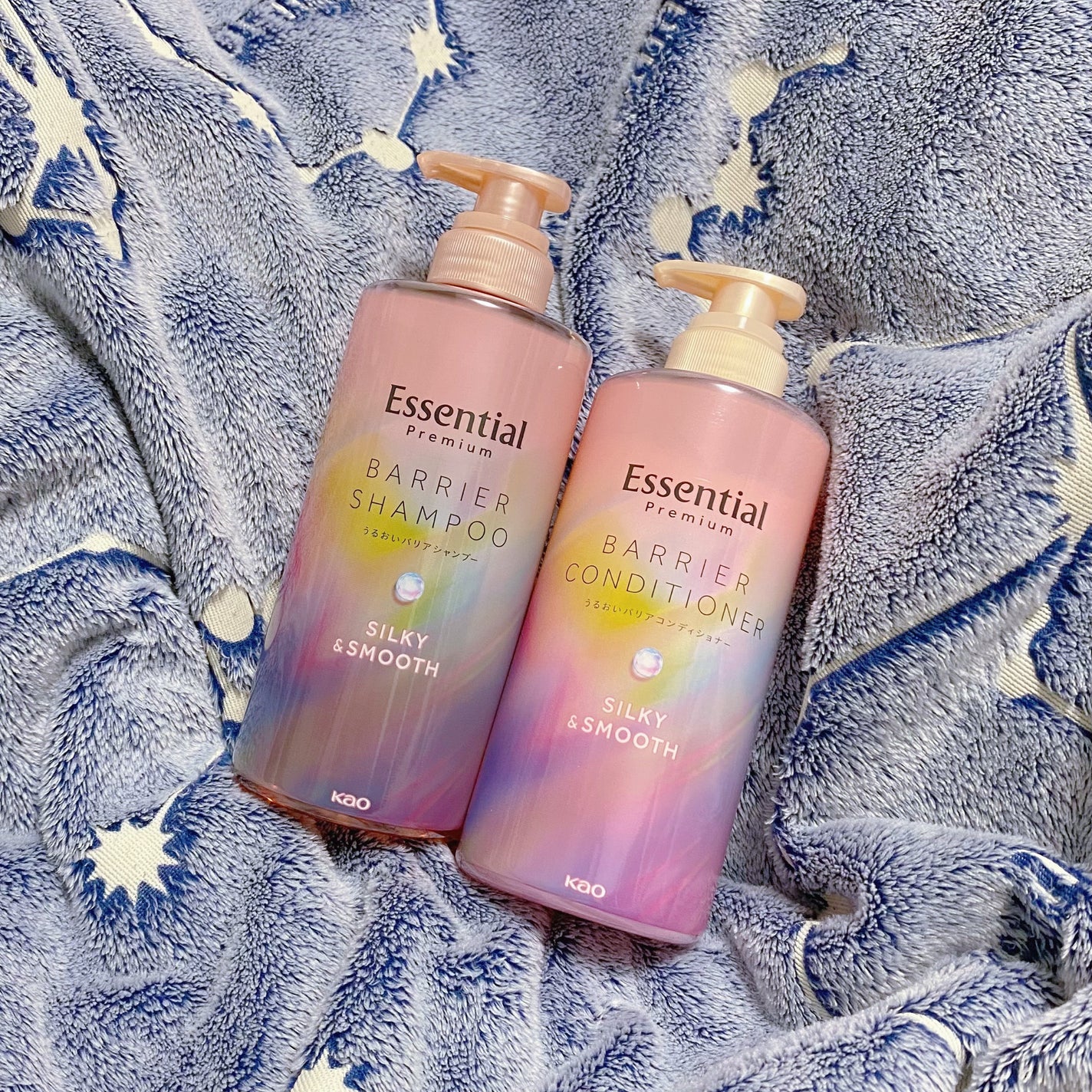 エッセンシャルプレミアム バリアシャンプー・コンディショナー シルキー&スムース/エッセンシャル/市販シャンプーを使ったクチコミ(2枚目)