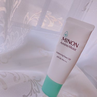 ミノン ミノン アミノモイスト バランシングベース UVのクチコミ「✎*ミノン アミノモイスト バランシングベース UV(SPF30 PA+++)

ニキビが出来.....」（1枚目）