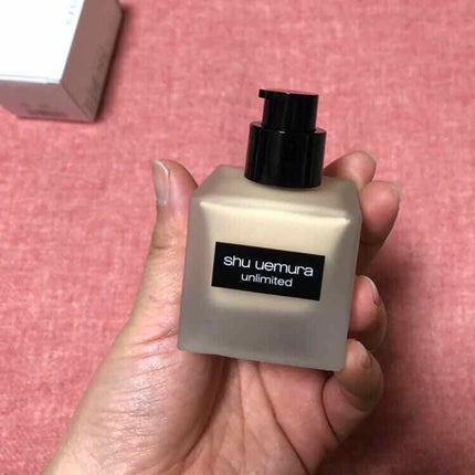 (旧)アンリミテッド ラスティング フルイド/shu uemura/リキッドファンデーションを使ったクチコミ(2枚目)