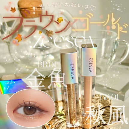 ダイヤモンドシリーズ 星空リキッドアイシャドウ/ZEESEA/リキッドアイシャドウを使ったクチコミ(1枚目)