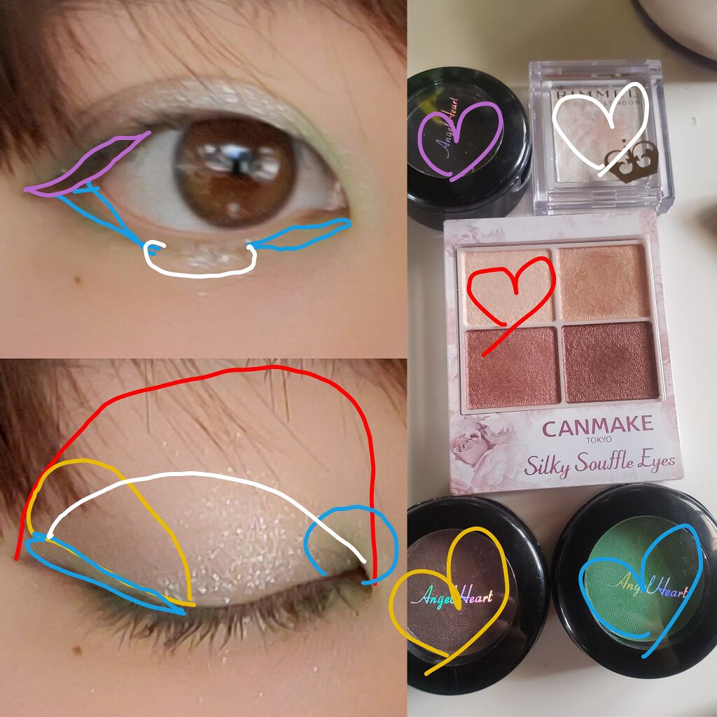 エンジェル ハート アイカラーズ/エンジェルハート/単色アイシャドウを使ったクチコミ（2枚目）