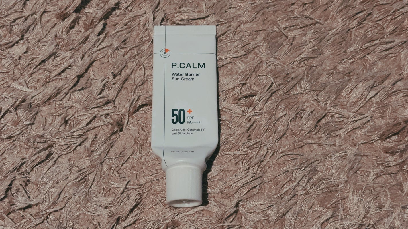 ウォーターバリアサンスクリーン/P.CALM/日焼け止めクリームを使ったクチコミ(1枚目)