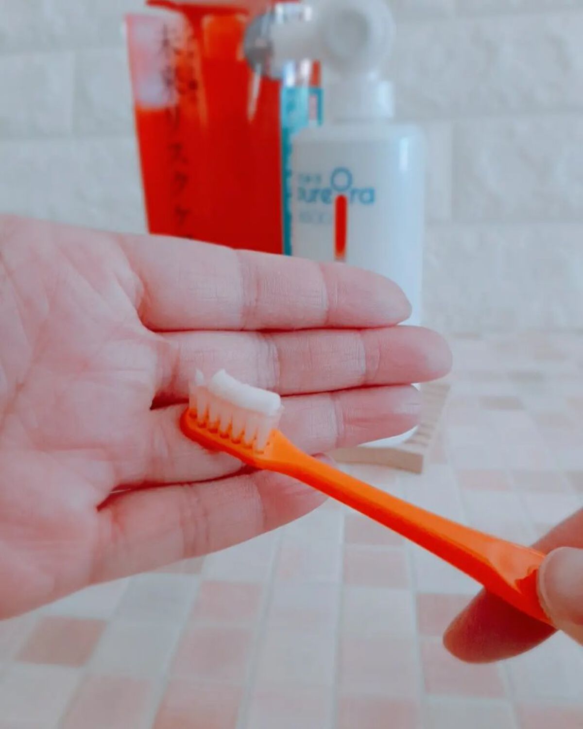 ピュオーラ36500 薬用ハグキ高密着クリームハミガキ/ピュオーラ/歯磨き粉を使ったクチコミ(8枚目)