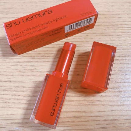 ルージュ アンリミテッド マット/shu uemura/口紅を使ったクチコミ(1枚目)