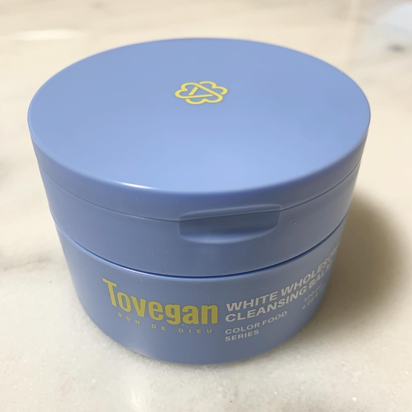 カラーフードシリーズホワイトホールサムクレンジングバーム/Tovegan/クレンジングバームを使ったクチコミ（1枚目）