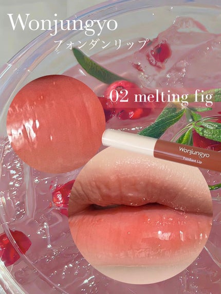 ウォンジョンヨ フォンダンリップ/Wonjungyo/口紅を使ったクチコミ(2枚目)