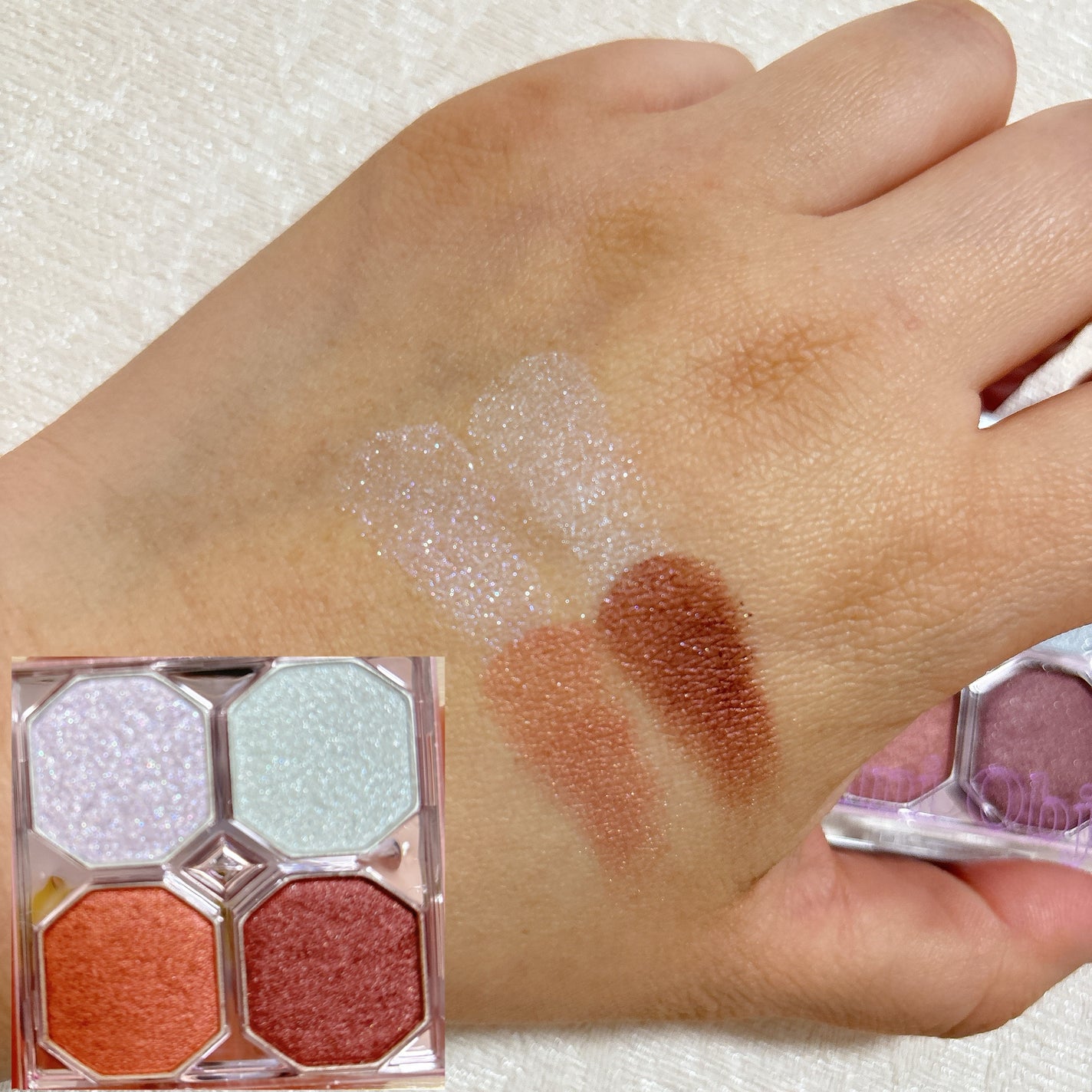 プレイ カラー アイズ ミニ ジュエリー/ETUDE/アイシャドウパレットを使ったクチコミ(2枚目)