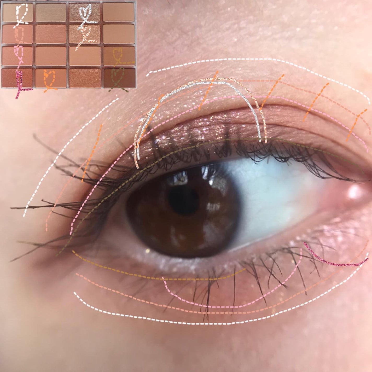 ソフトブラーリングアイパレット/wakemake/アイシャドウパレットを使ったクチコミ(6枚目)