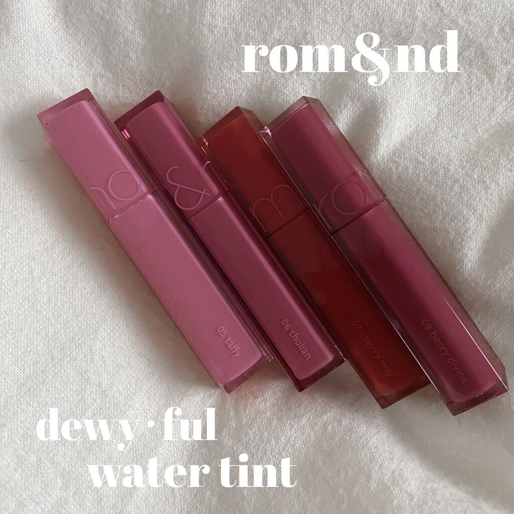 デュイフルウォーターティント/rom&nd/リップティントを使ったクチコミ（1枚目）