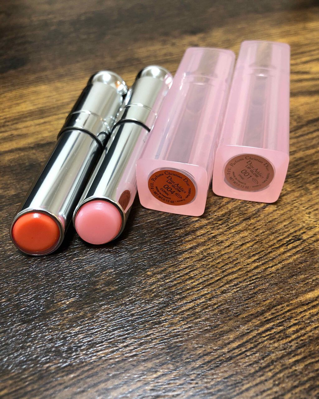 【旧】ディオール アディクト リップ グロウ 001 ピンク(限定パッケージ)/Dior/リップケアを使ったクチコミ（2枚目）