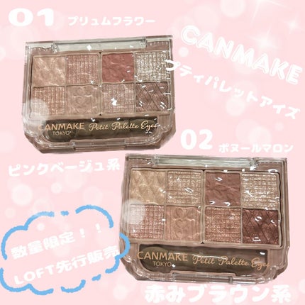 プティパレットアイズ/キャンメイク/パウダーアイシャドウを使ったクチコミ(1枚目)