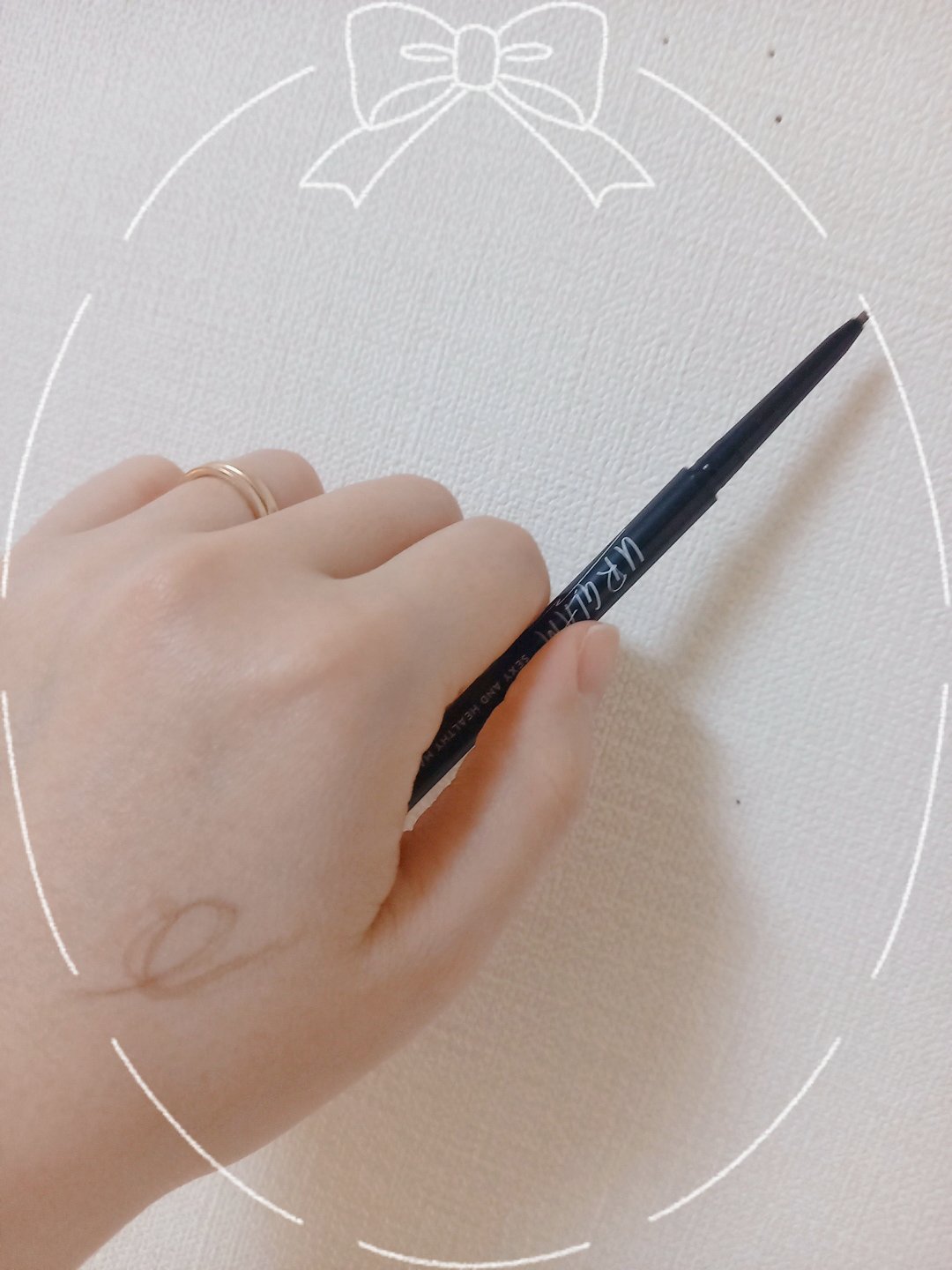 スリムスケッチアイブロウペンシル/U R GLAM/アイブロウペンシルを使ったクチコミ（2枚目）