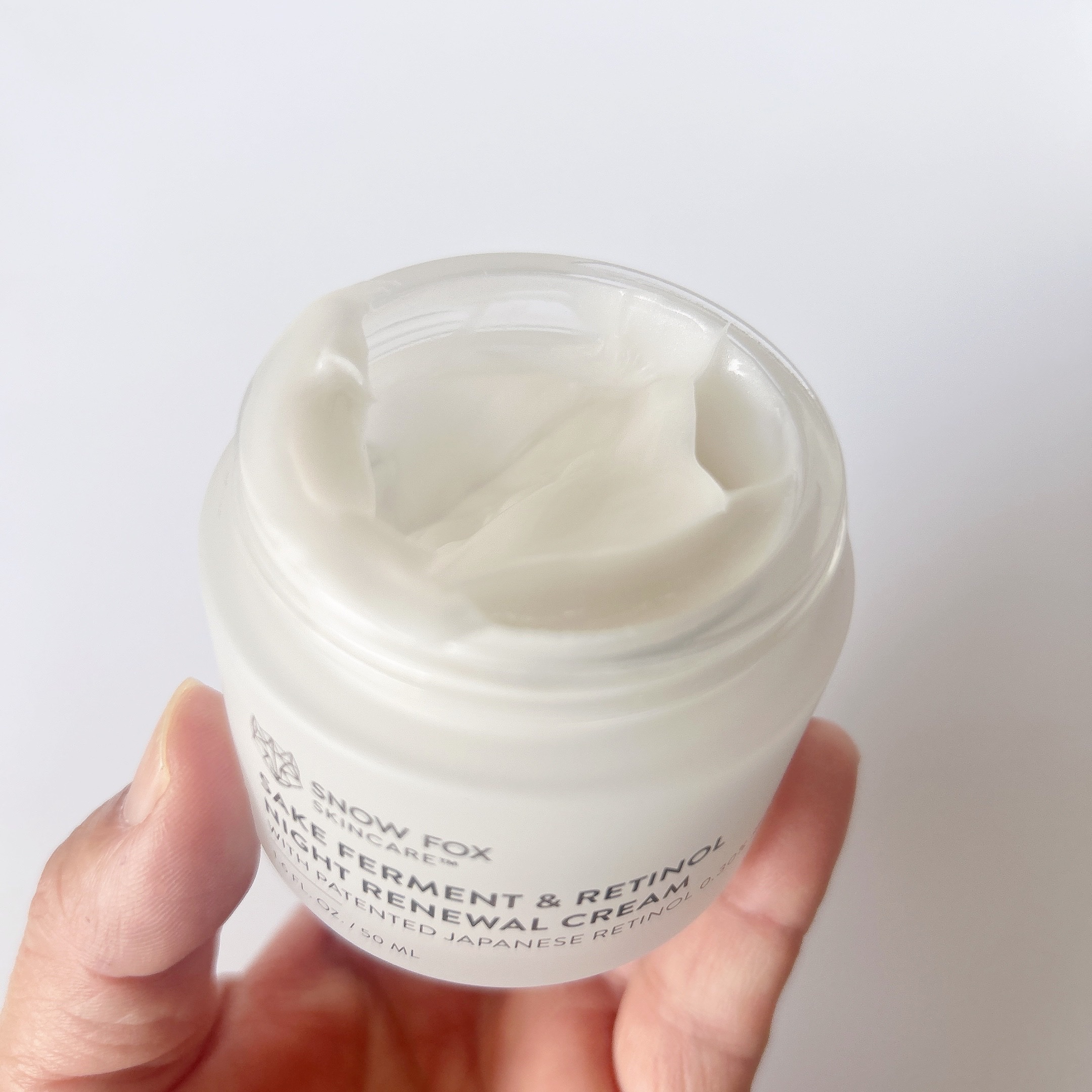 SAKE ナイトクリーム/SNOW FOX SKINCARE/フェイスクリームを使ったクチコミ（2枚目）