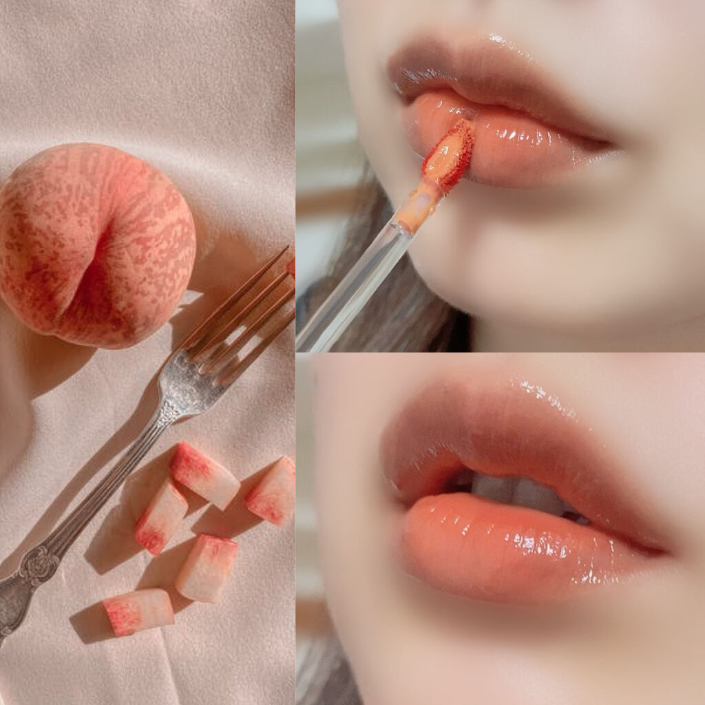 ヌードグロスティント/dasique/リップティントを使ったクチコミ（2枚目）