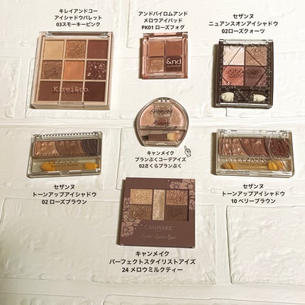 トーンアップアイシャドウ/CEZANNE/アイシャドウパレットを使ったクチコミ(2枚目)