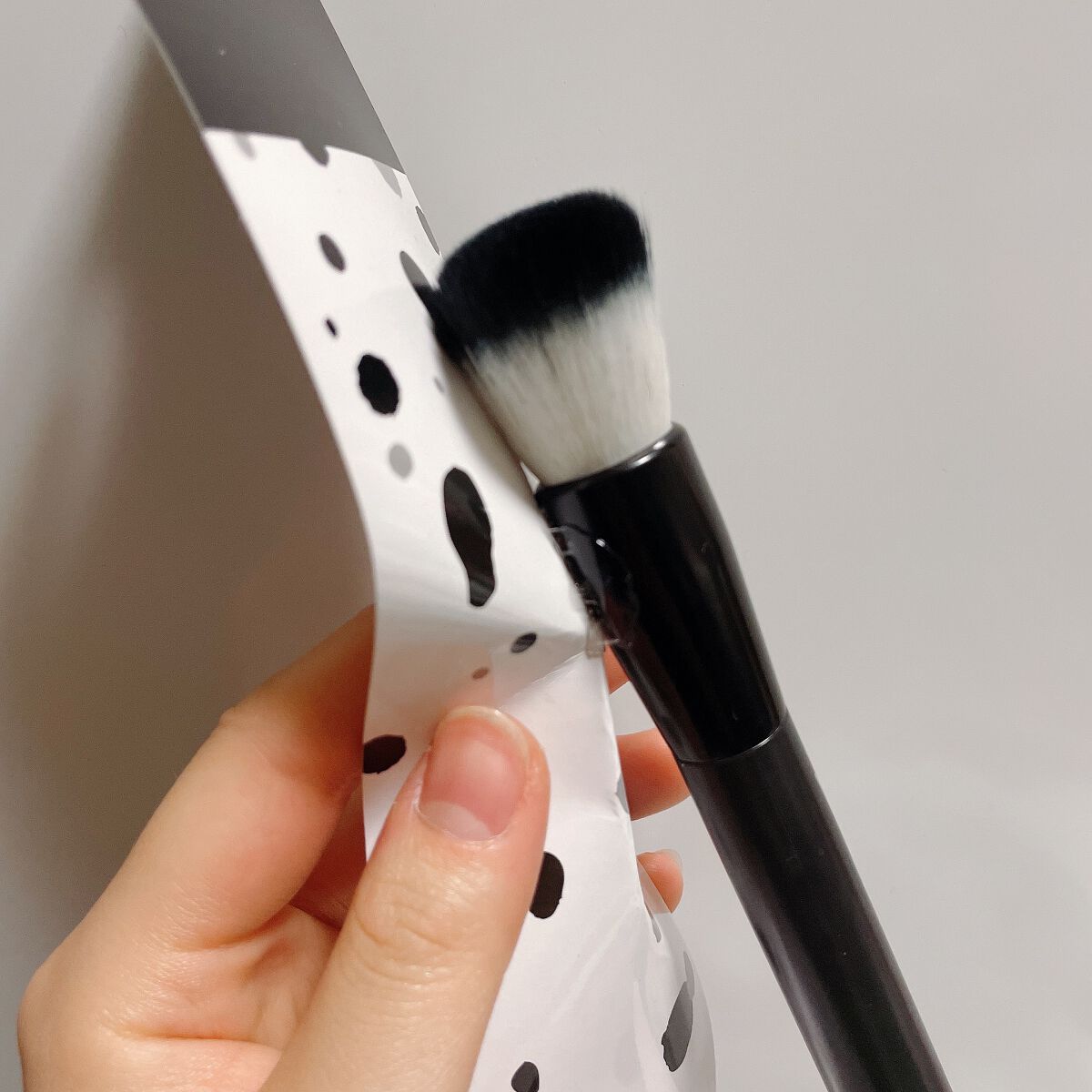 UR GLAM CHEEK BRUSH/U R GLAM/メイクブラシを使ったクチコミ(3枚目)