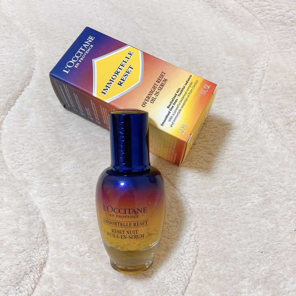 イモーテル オーバーナイトリセットセラム/L'OCCITANE/美容液を使ったクチコミ（1枚目）