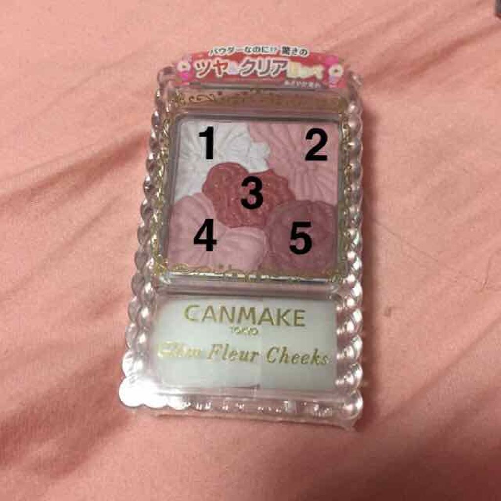 グロウフルールチークス/キャンメイク/パウダーチークを使ったクチコミ（2枚目）
