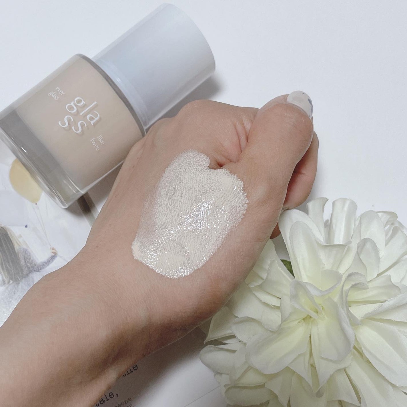 フィーファンデーションガラス/fwee/リキッドファンデーションを使ったクチコミ(5枚目)