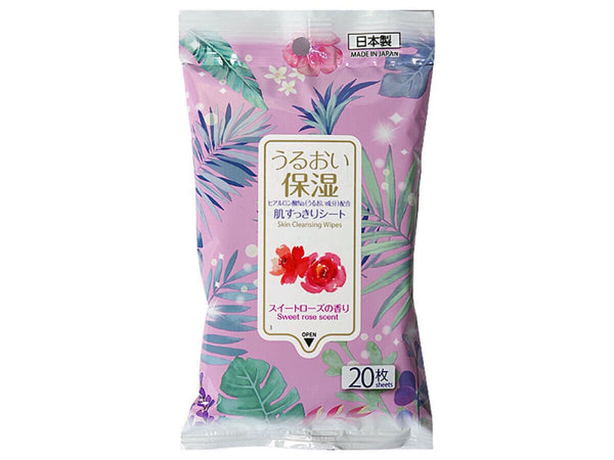 肌すっきりシート スイートローズの香り DAISO