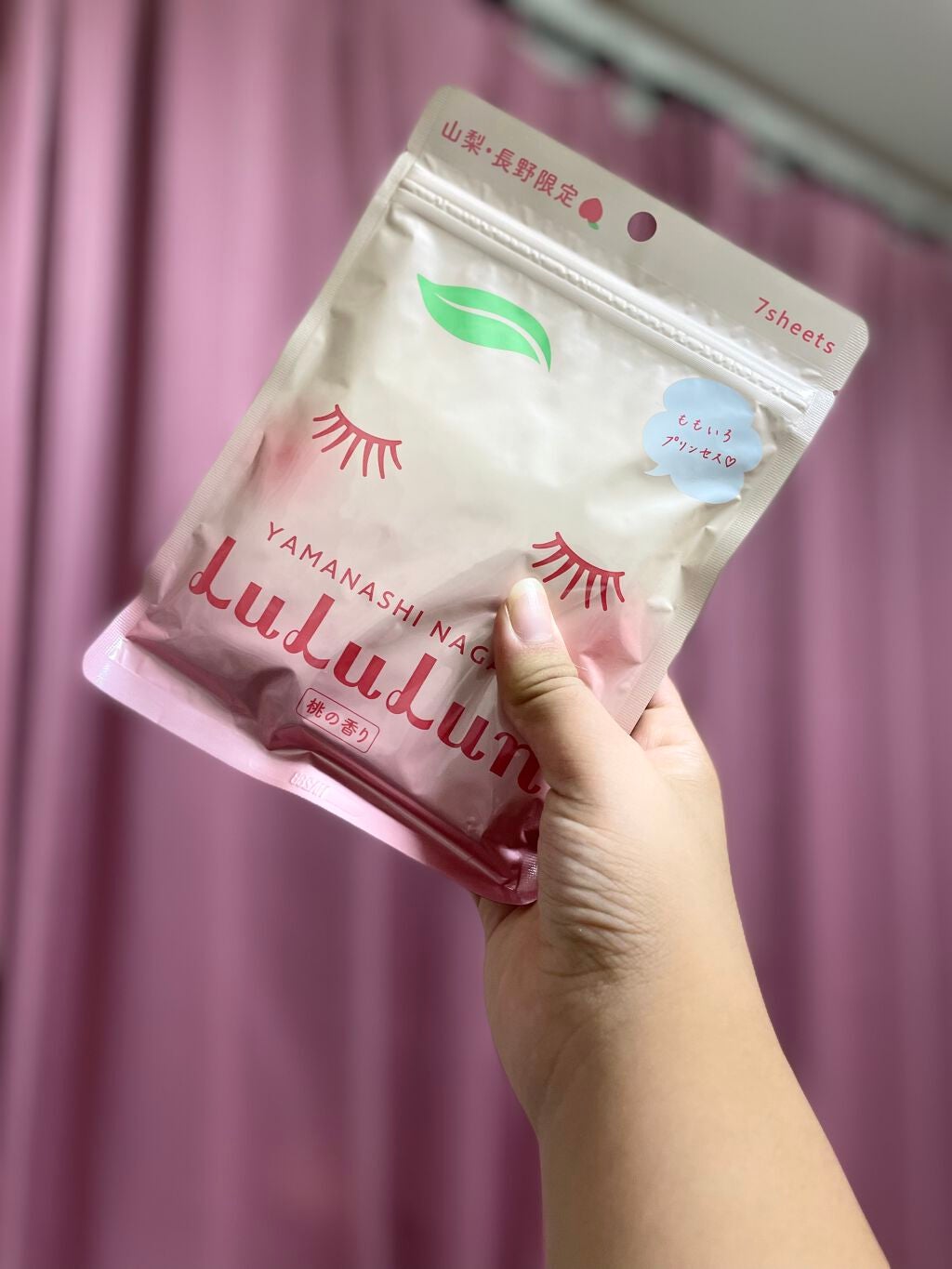 山梨・長野ルルルン(桃の香り)/ルルルン/シートマスク・パックを使ったクチコミ(1枚目)