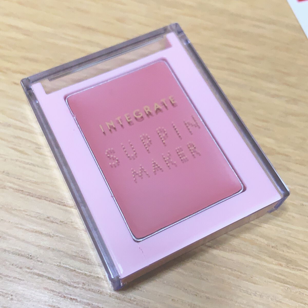 すっぴんメイカー チーク&リップ/インテグレート/ジェル・クリームチークを使ったクチコミ(1枚目)