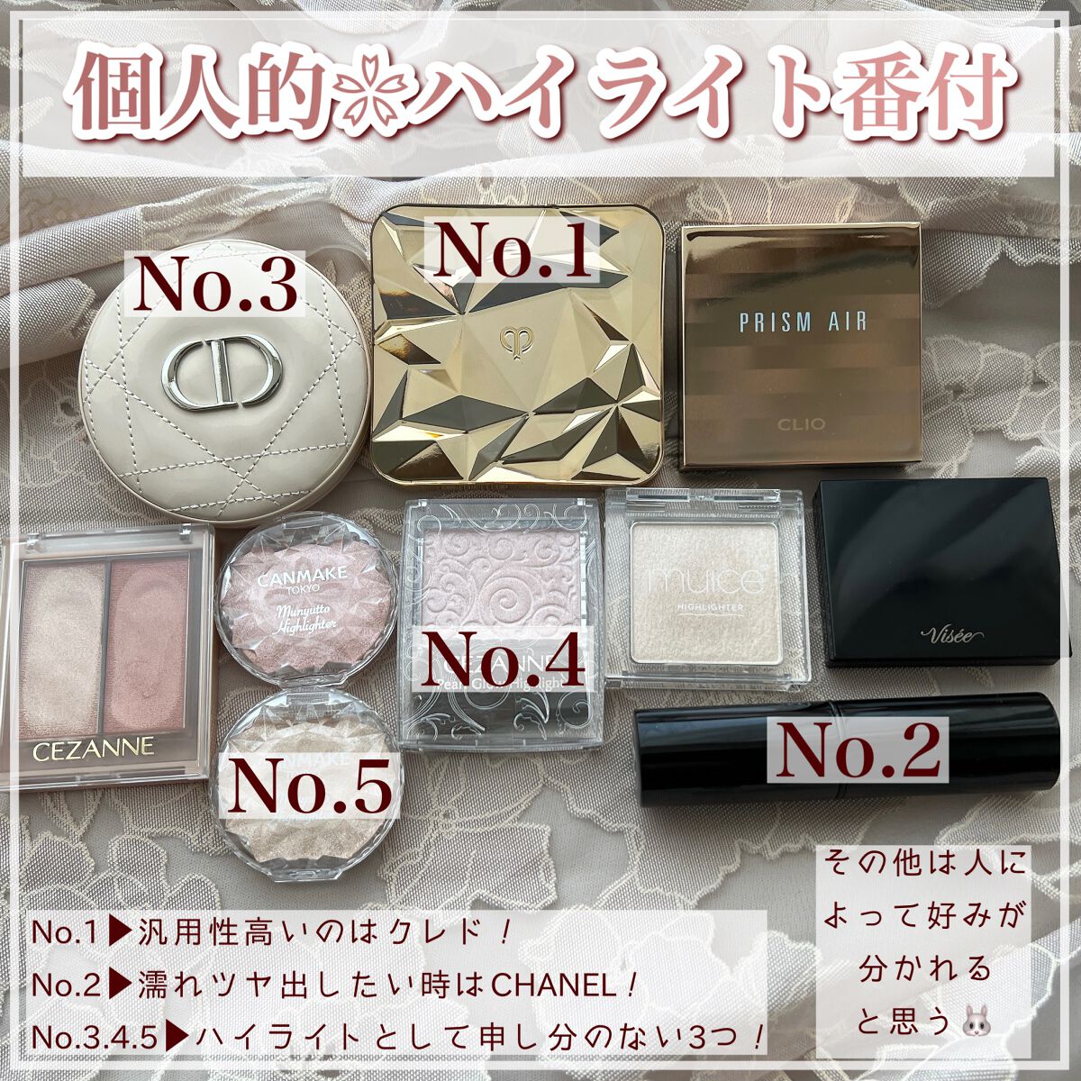 プリズム エアー ハイライター/CLIO/パウダーハイライトを使ったクチコミ(8枚目)