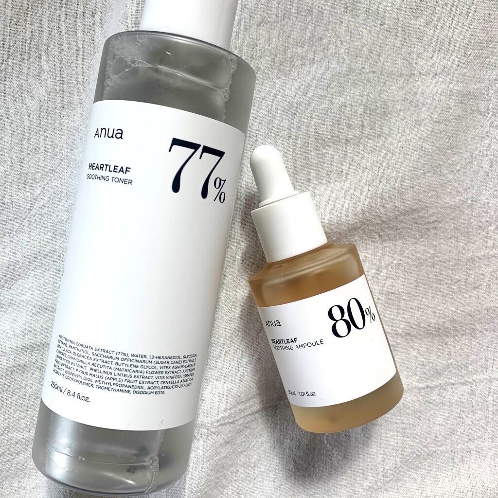 ドクダミ80％スージングアンプル/Anua/美容液を使ったクチコミ（1枚目）