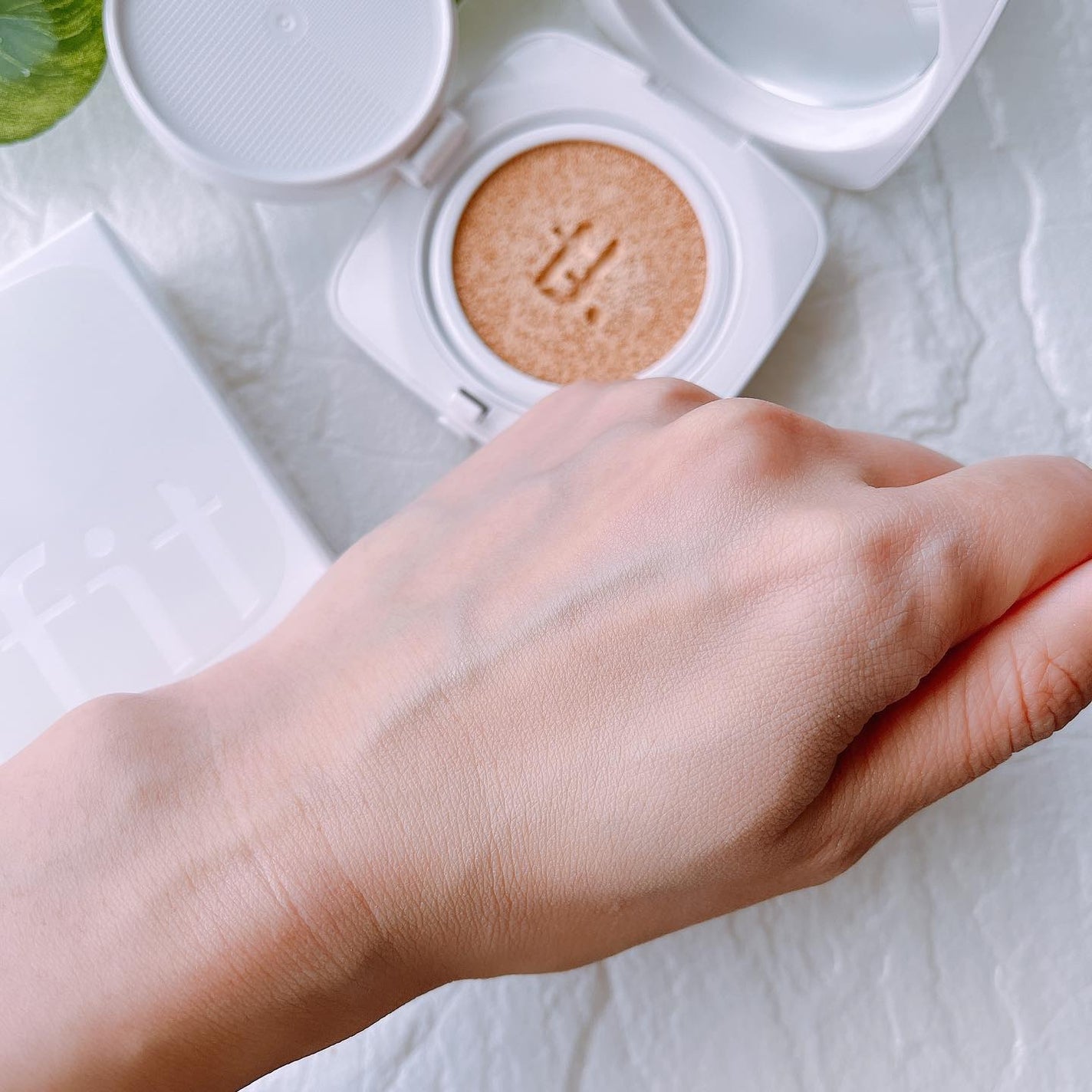 レイヤリングフィットカバークッションEX/TFIT/クッションファンデーションを使ったクチコミ(6枚目)