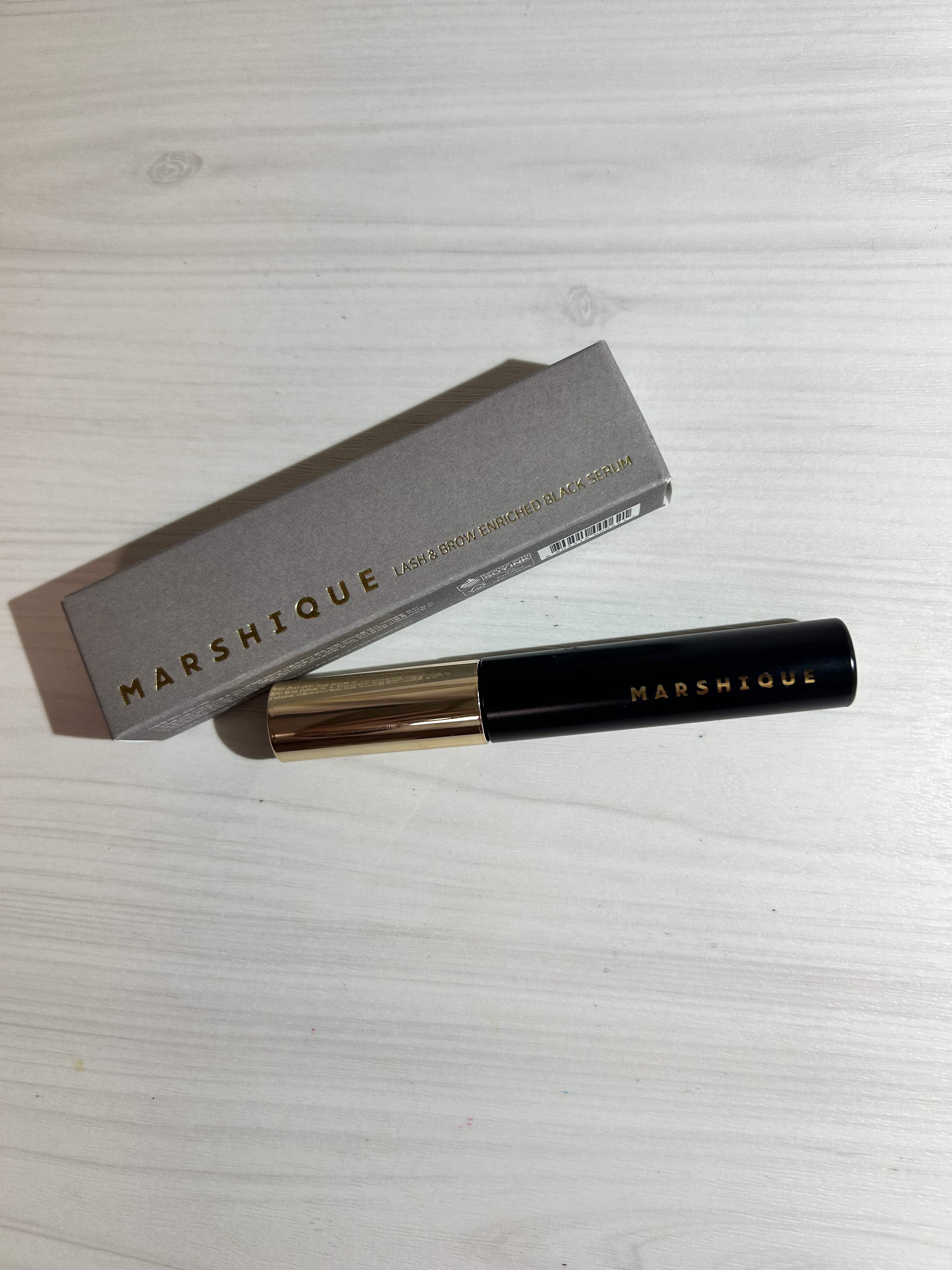 LASH & BROW ENRICHED BLACK SERUM/MARSHIQUE/まつげ美容液を使ったクチコミ（1枚目）