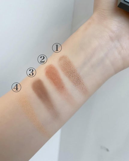 ディメンショナルビジョンアイパレット 03 AMBER GAZING/THREE/アイシャドウパレットを使ったクチコミ(3枚目)