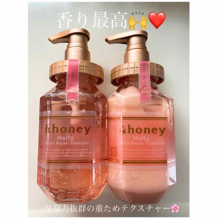 &honey Melty モイストリペア シャンプー1.0/モイストリペア ヘアトリートメント2.0/&honey/市販シャンプーを使ったクチコミ(1枚目)