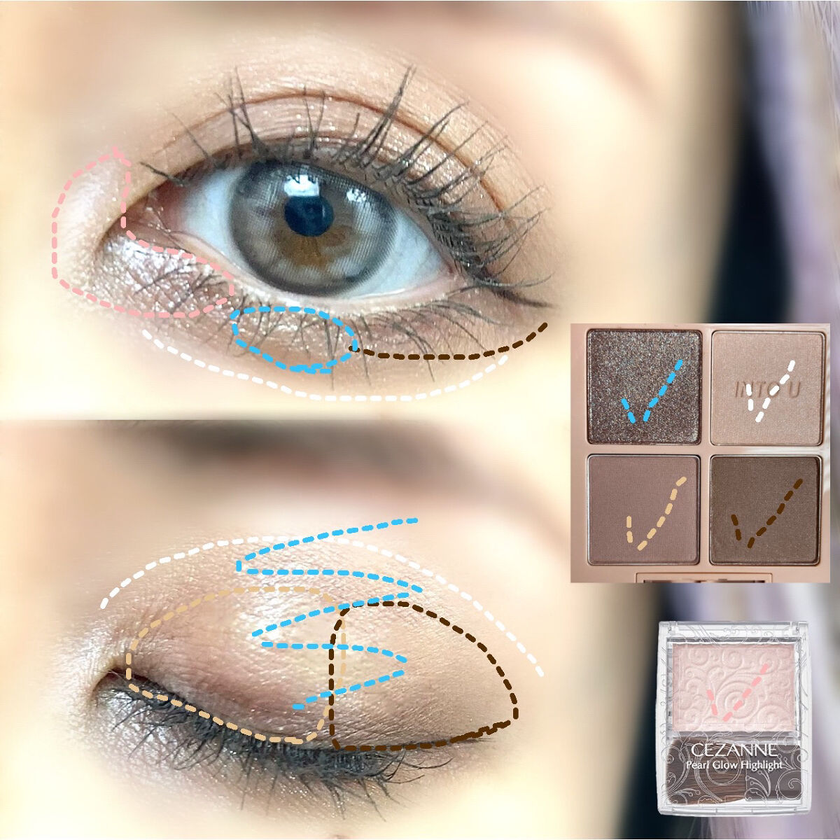 パールグロウハイライト/CEZANNE/パウダーハイライトを使ったクチコミ（3枚目）