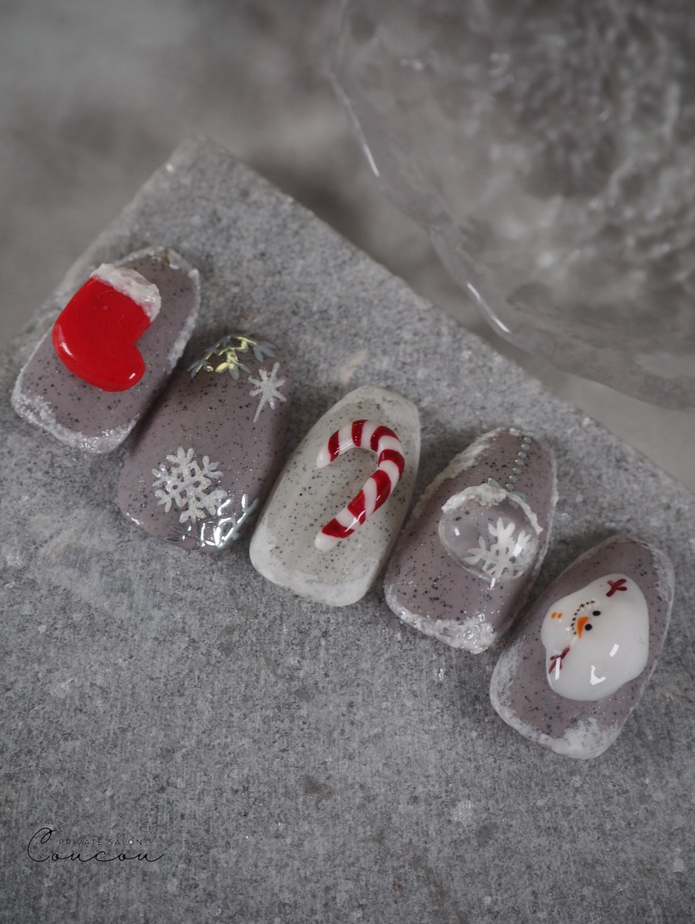 🐒ズボラママみっちゃんの高見えネイル💅 on LIPS 「←他にもたくさん投稿してます🎶クリスマスネイル💅#クリスマスネ..」(1枚目)