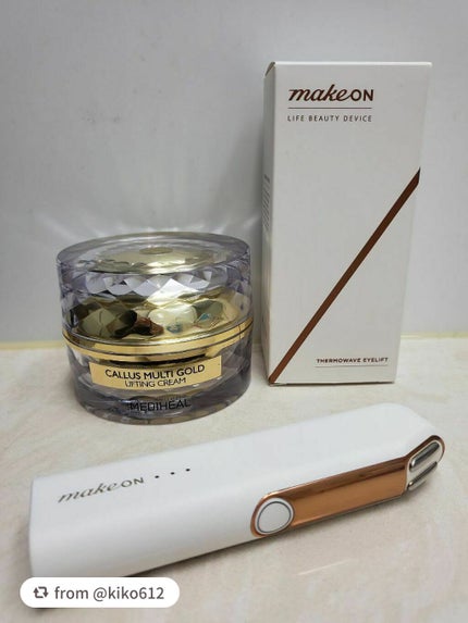 サーモウェイブアイリフト/Makeon/美顔器・マッサージを使ったクチコミ(1枚目)