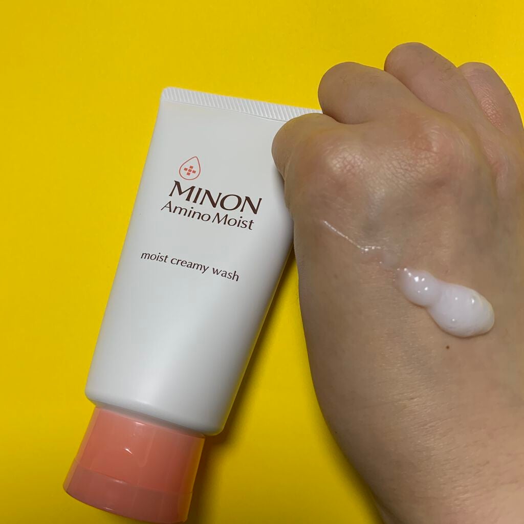 アミノモイスト モイストクリーミィ ウォッシュ/ミノン/洗顔フォームを使ったクチコミ(3枚目)